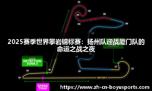 2025赛季世界攀岩锦标赛：扬州队迎战厦门队的命运之战之夜